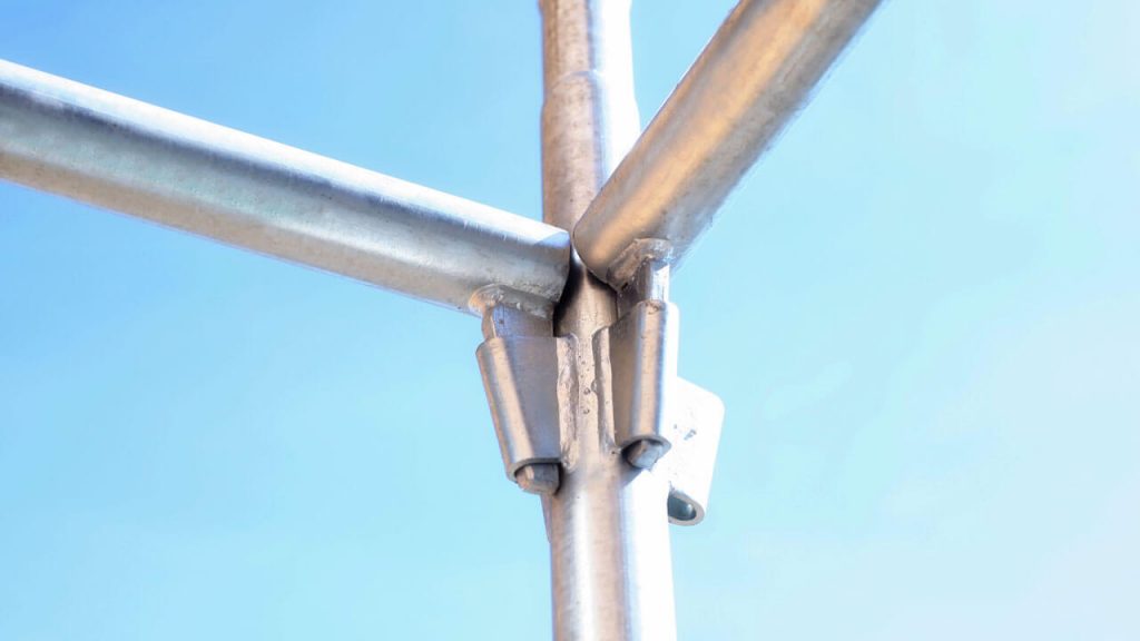 węzeł rusztowaniowy, rozeta