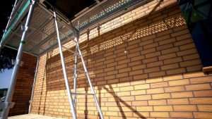 drabina, rusztowanie elewacyjne