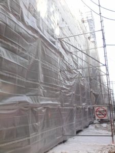 Plandeki rusztowaniowe