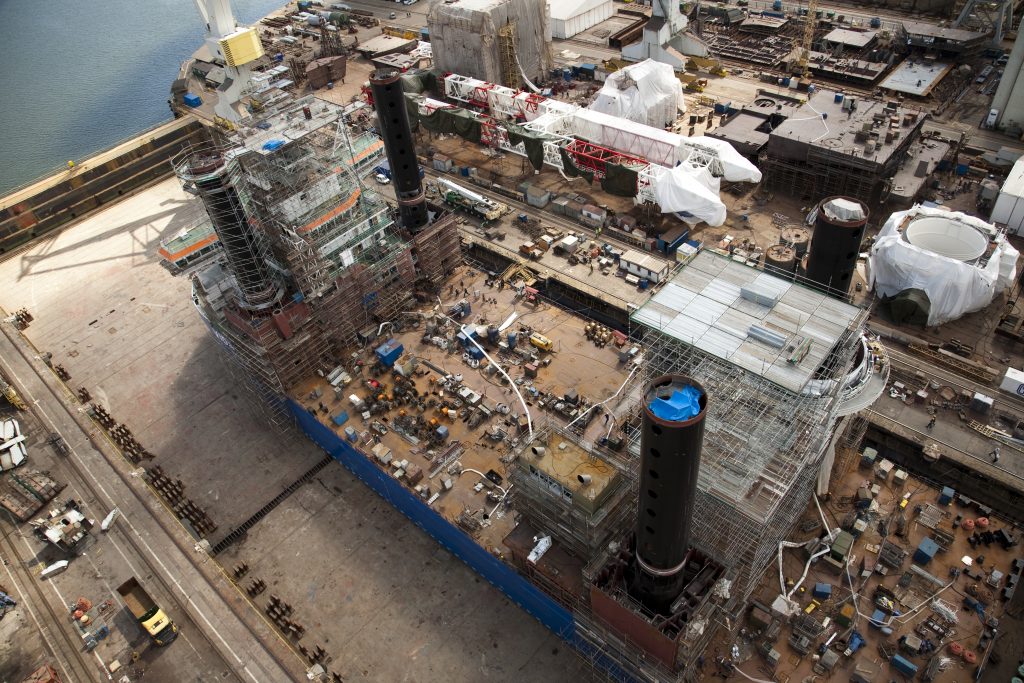 Rusztowanie modułowe SKYER Rusztowanie na stoczni