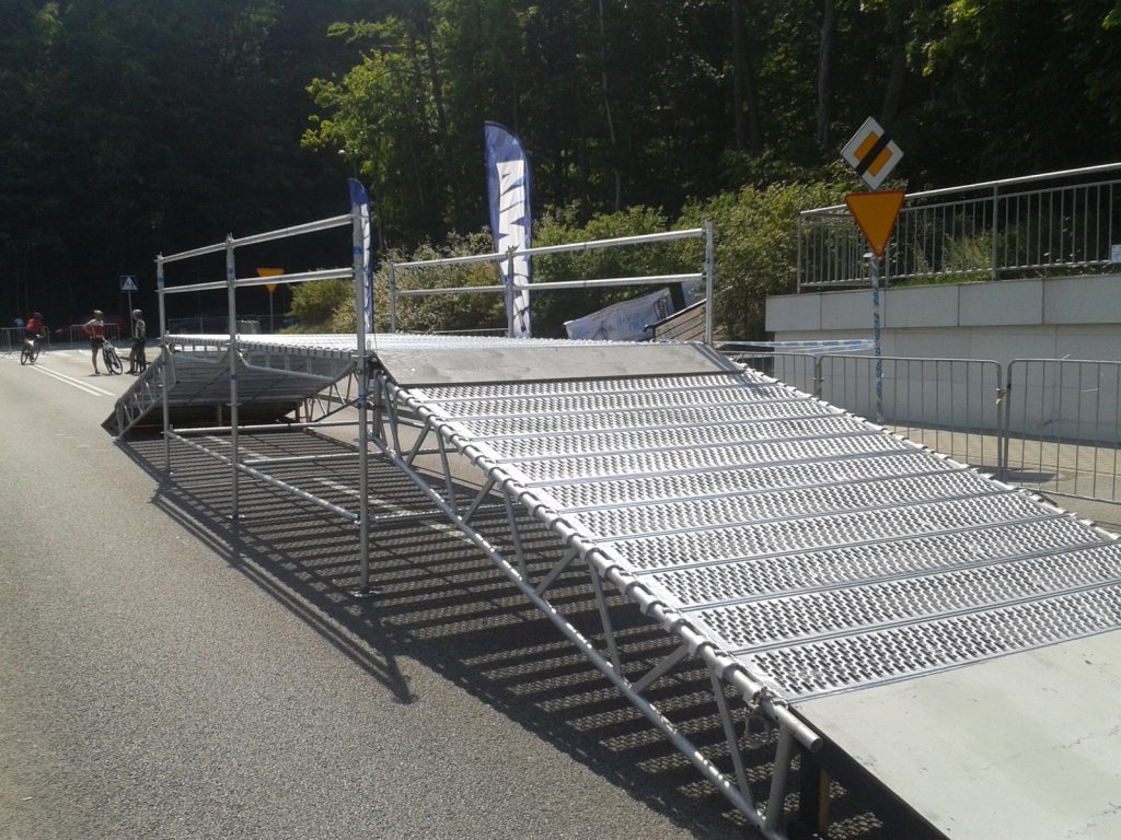 Rusztowanie SKYER EVENT - podjazd - przeszkoda