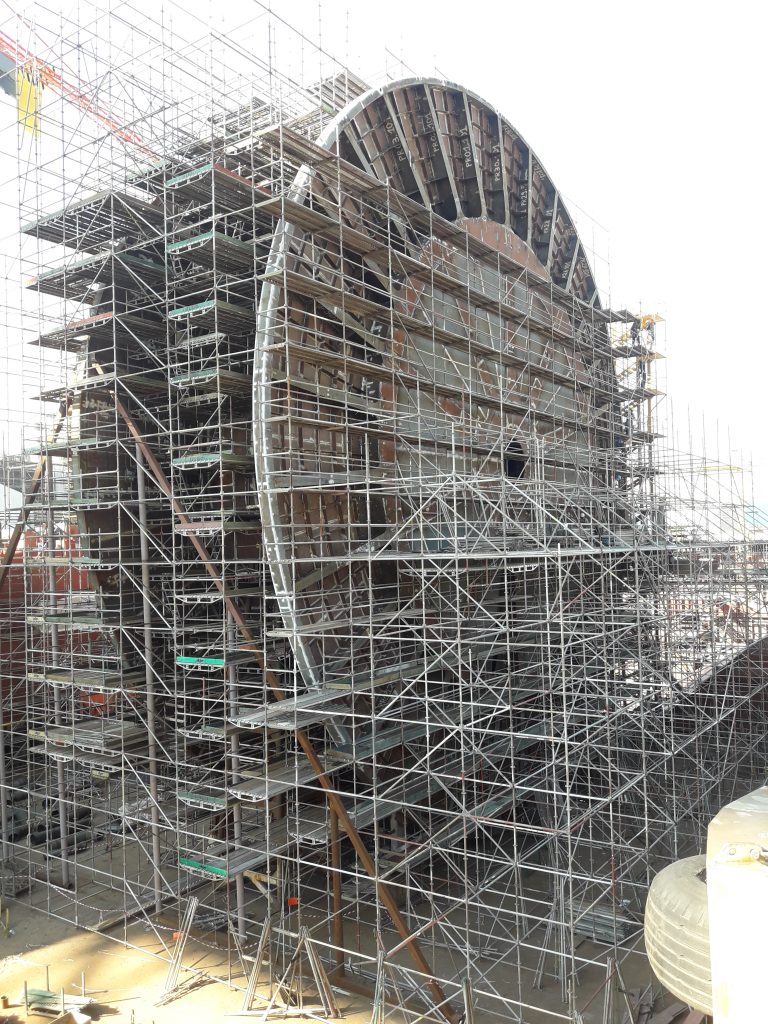 Rusztowanie modułowe przestrzenne SKYER