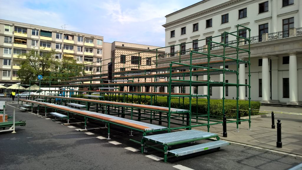 Rusztowanie RK choinkowe, klinowe, trybuna