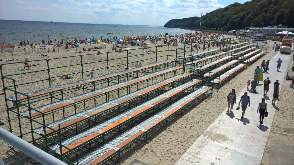 Rusztowanie RK klinowe, choinkowe - trybuna