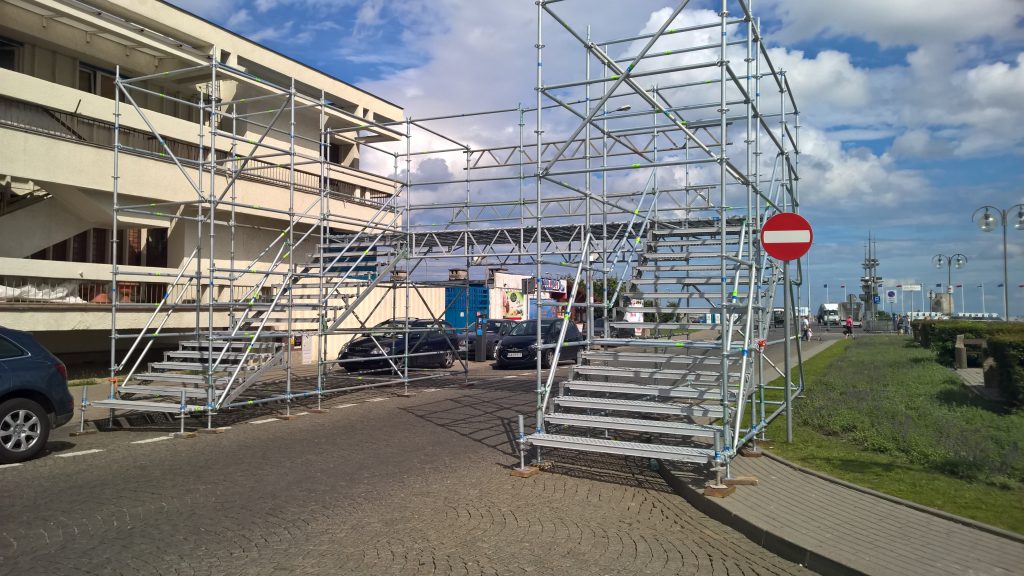 Rusztowanie SKYER - kładka