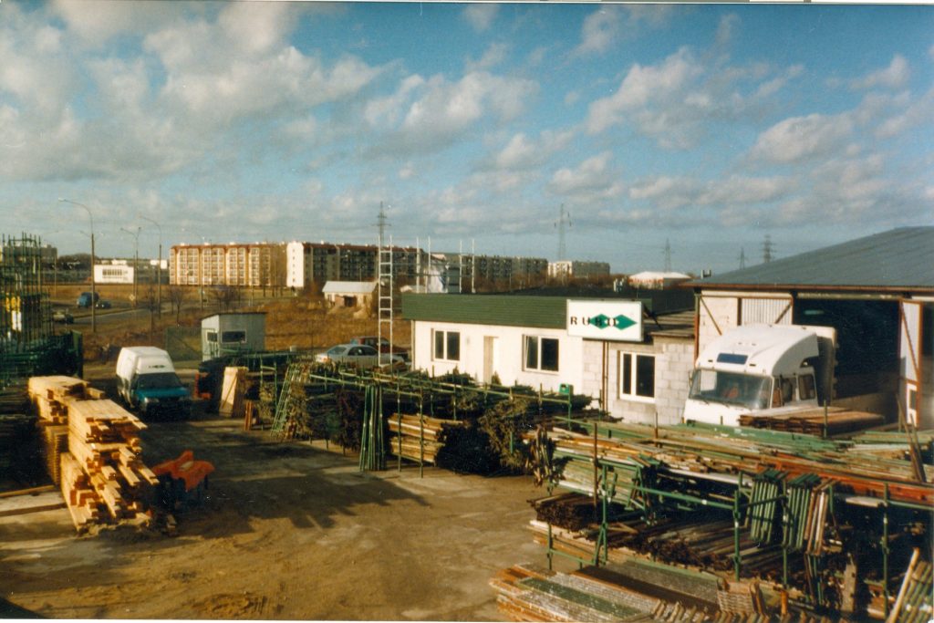 Rubo - Rusztowania - początki