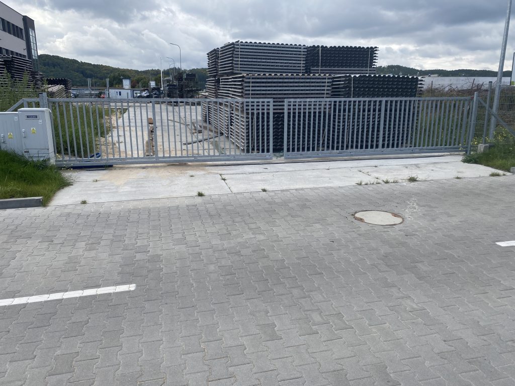 Spawanie - Brama przesuwna stalowa ocynkowana