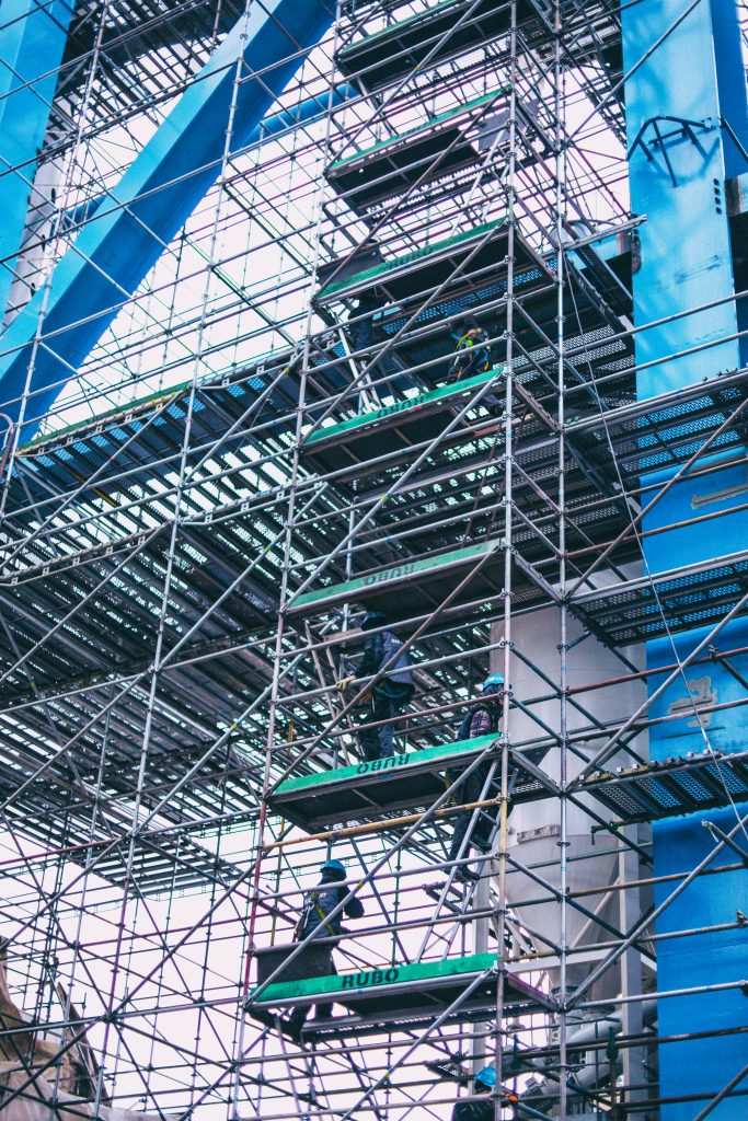 Montaż rusztowań, wynajem rusztowań