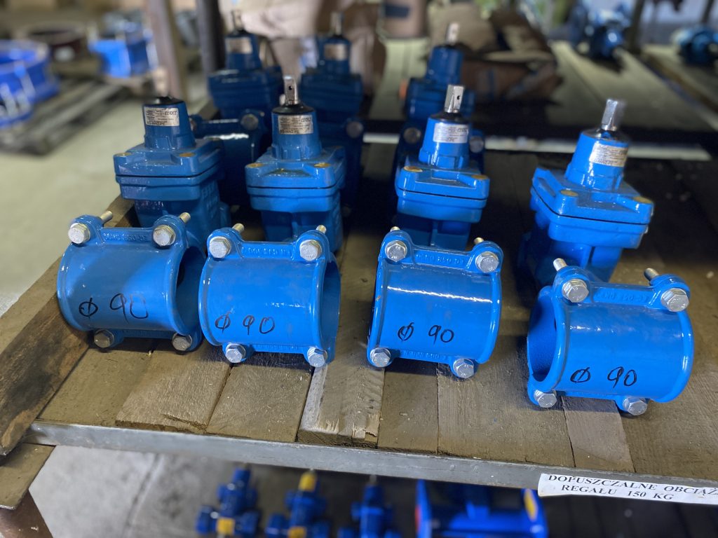 NWZ, nawiertki z zasuwą do wody