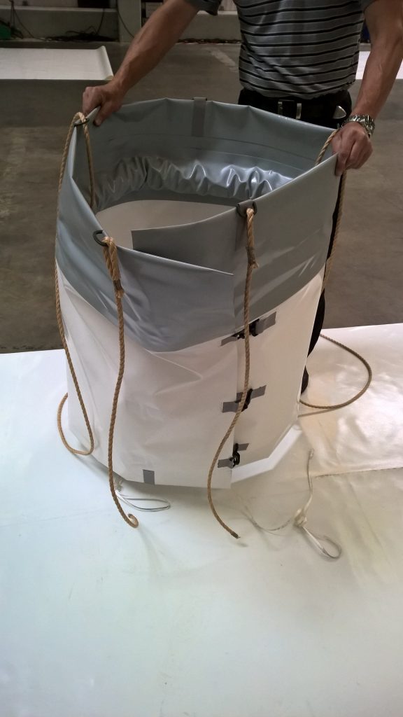 Produkty z materiałów PCV Plandeki na wymiar Rękaw zsypowy